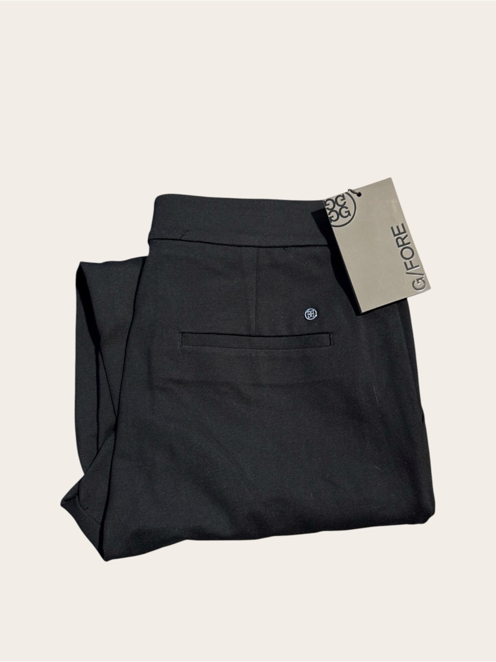 G/Fore G4 Women’s Slim Fit Trousers Black 8 Golf Performance - Picture 7 of 7